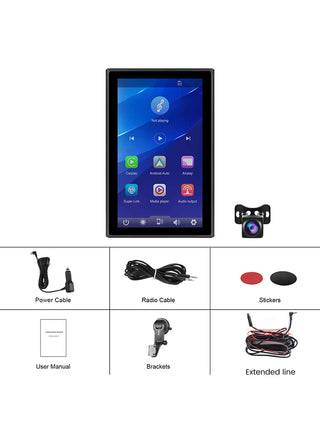 7-inch Full Touch Screen Apple CarPlay Android Auto Switching Display Camera