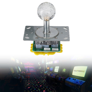 LED Arcade Illuminated Joystick Colorful Switchable from 4 to 8 way operation