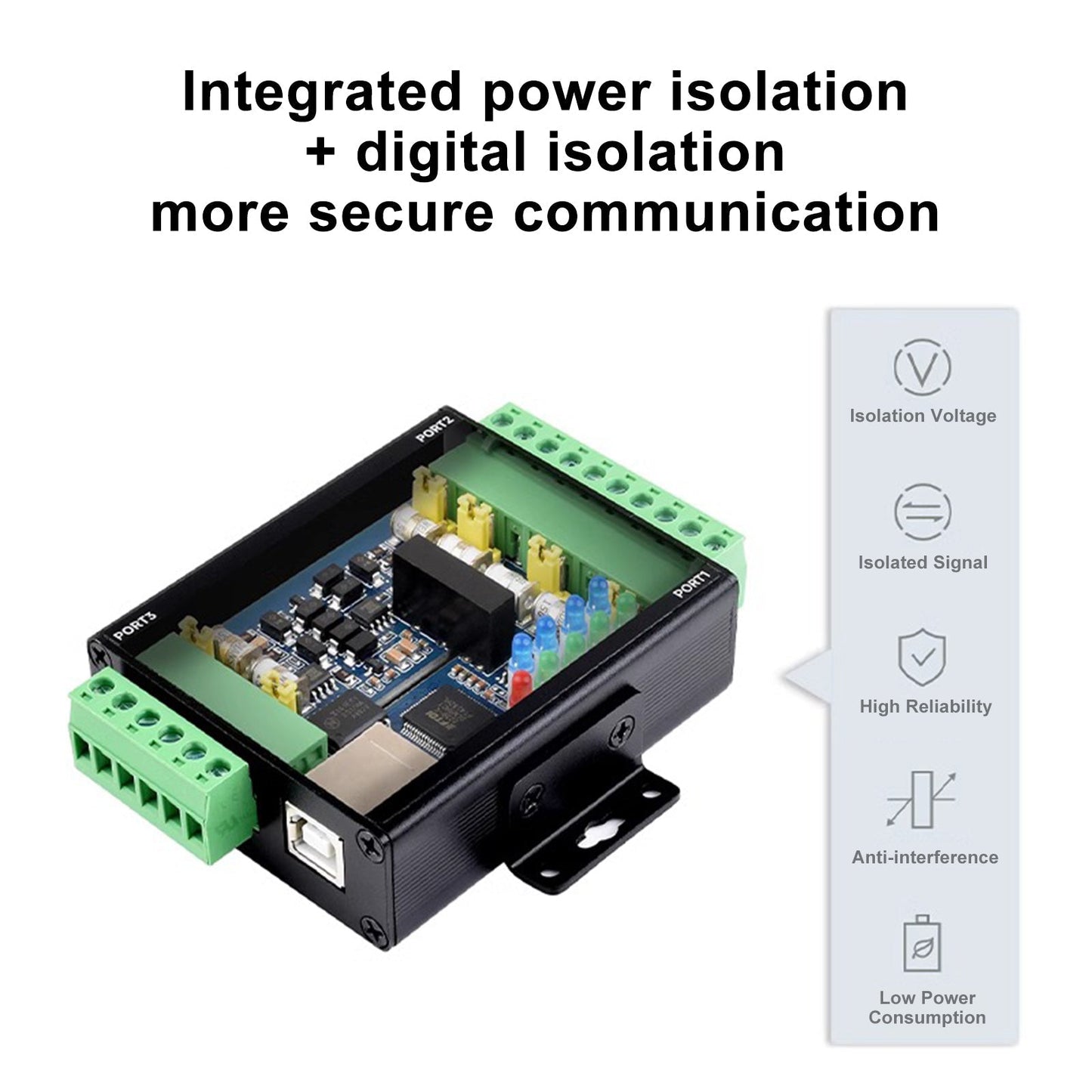 USB to RS422 RS485 Industrial Isolated Converter Adapter Module Generic