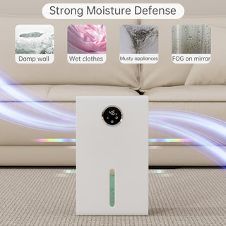 Quiet Dehumidifier For Home Dehumidifier With Negative Ion Air Purification And LED Light