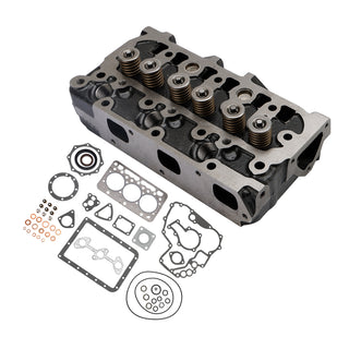 Complete Cylinder Head & Full Gasket Kit Compatible With Kubota D722 Engine
