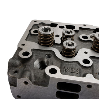 Complete Cylinder Head & Full Gasket Kit Compatible With Kubota V3300 12V