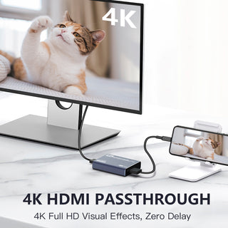 HDMI Acquisition Card 4K Video Live Broadcast USB3.0 Data Camera PS4 Recording