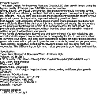 E27 LED Grow Light With Foldable Full Spectrum Grow Lights For Indoor Plant