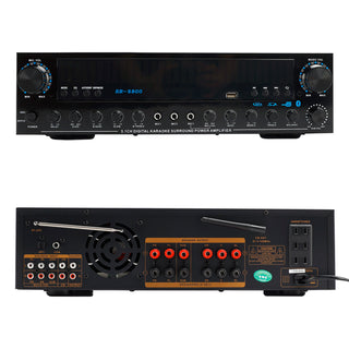 3600W Peak Stereo HiFi Power Bluetooth Amplifier High-Power 5.1 Subwoofer Home