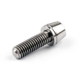 M5x16mm Titanium Ti Bolts Allex Hex Bike Stem Tapered Head Screw + Washer 6pcs T