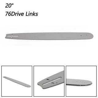 20" CHAINSAW GUIDE BAR For 52CC 58CC 62CC 68CC 76 Drive Links 0.325" 0.058 gauge