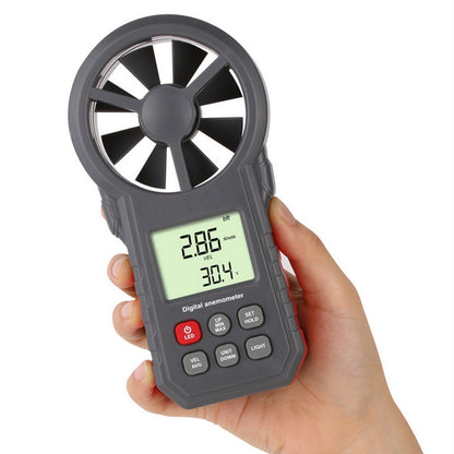 Digital Anemometer Thermometer Handheld Wind Speed Meter Gauge Air Flow Tester Generic