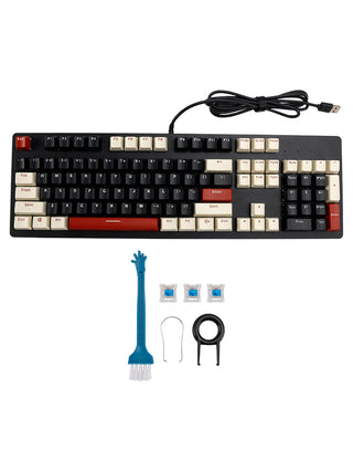 104Key Wired Mechanical Linear Switch Gaming Keyboard Hot-Swappable Customizable
