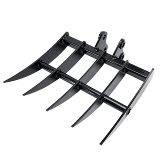 Alloy Steel Rake Attachment For Mini Excavators Excavator Small Digger