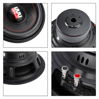 12" Car Audio Subwoofer 2200W Max Power Dual Magnet Dual Coil Woofer KTV Speaker