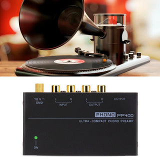 PP400 Ultra-Compact Phono Preamp Preamplifier Preamplificador Phono Preamp