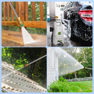 1400W Electric Pressure Washer 3200PSI Portable Power Washer Max 1.8GPM