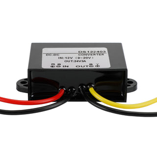 DC-DC 12V-24V 3A 72W Step Up Car Power Supply Converter Regulator Waterproof