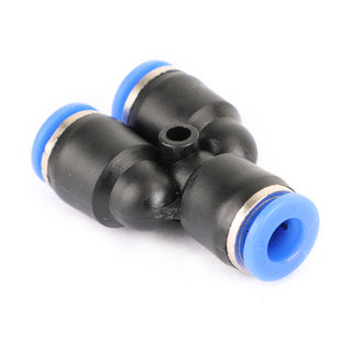 4PCS Pneumatic Air Quick Push to Connect Fitting 6mm OD "Y" Split Tube