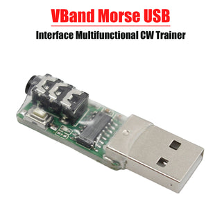 VBand Morse USB Interface Multifunctional CW Trainer For Mobile Phone Computer
