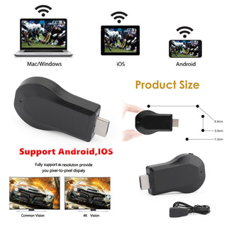 True 4K M100 TV Stick Dongle Receiver HDM TV WiFi TV Streamer