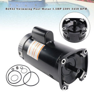 B2842 pool pump motor 1.5HP 230V 3450 RPM
