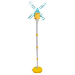 Windmill Bubble Machine Standing Bubble Blower With Light Outdoor Kid Toy Party