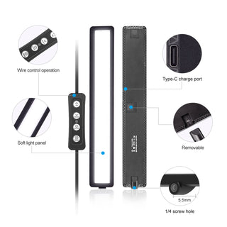 WS66 RGB LED Video Light Fill Light Video Camera Mobile Phone Live Photography