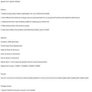 Ignition Coil Fit Kohler 12 584 01-S / 12 584 04-S / 1258401-S 1258404-S 1258401