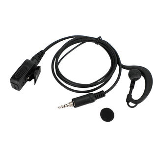Walkie-Talkie Ear-Hook Headset Oval PTT For ICOM IC-M33 M34 M36 M23 M24 M25