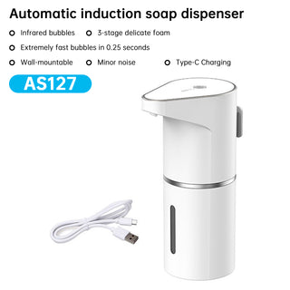 3 Gear Automatic Foaming Hand & Dish Soap Dispenser for Kitchen Bathroom Hotel