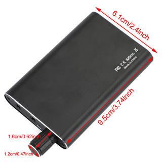16Ω-300Ω HIFI Headphone Amplifier Portable Earphone AMP 3.5mm Audio w/ USB Cable