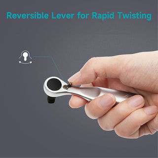 41-in-1 Mini Ratchet Screwdriver Set, Alloy Steel & PC for Electronics & Home Fix