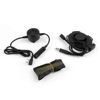 1PCS 2Pin HD01 Z-Tactical Bowman Elite Headset Waterproof PTT For Kenwood Radio