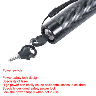 200 Miles 650nm Red Laser Pointer Pen Visible Beam Light Lazer + 18650 + Charger