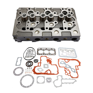 Complete Cylinder Head & Full Gasket Kit Compatible With Kubota D1402 Engine