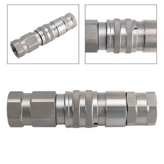 KV14216 AT312470 Hydraulic Flat Face Coupler Kit For John Deere 240 328 318D