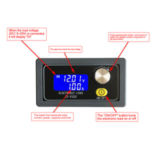 Adjustable Load Module Constant Current Battery Discharge Capacity Tester FZ35