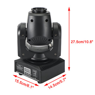 LED Party Light Moving Head 8Gobo Stage Lighting  DJ DMX Beam Bar Disco
