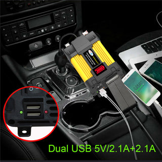 4000W Car Power Sine Wave Inverter w LED Display DC 12V To AC 220V Inverter