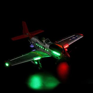 XK A280 RC Airplane P51 Fighter 4CH 3D/6G Fixed Wing Brushless Motor
