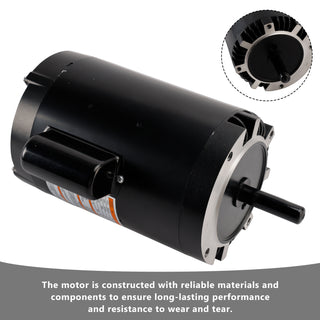 B128 Replacement Pool Motor 1 HP 115V/230V Pool Pump Motor