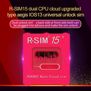 R-SIM15 Nano Unlock RSIM Card Fit for iPhone 13 Pro XS MAX XR 8 IOS 14.7