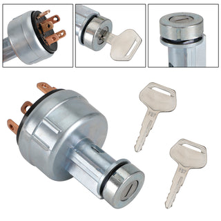 08086-10000 Ignition Switch W/2 Keys Fits For John Deere Kubota Yanmar Iseki