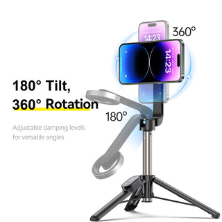 Magnetic Mobile Phone Mini Selfie Stick Magesafe Bluetooth Remote Control Tripod