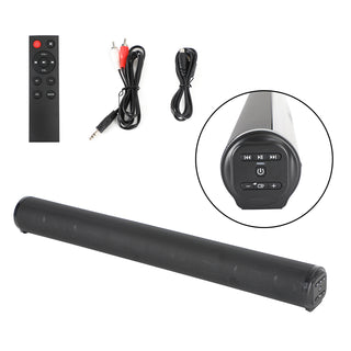 Bluetooth Wireless 3D Surround Sound Bar 4 Speaker Home Subwoofer TV Theater