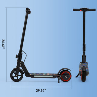 Aluminum alloy Lightweight and Foldable 150W Electric Scooter for Kids Ages 8+ Outdoor Commuter