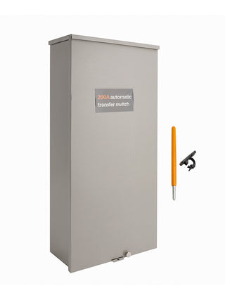 200Amp Service Rate Whole House Transfer Switch 120/240V Single Phase