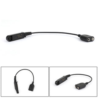 Two Way Radio K Head 2Pin Headset Converter Fit for Baofeng UV9R BF-9700 BF-A58