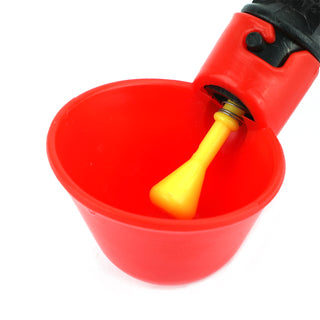 20Pack Poultry Water Drinking Cups Chicken Hen Plastic Automatic Drinker Quail