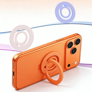Liquid Silicone Magnetic Phone Grip Stand MagSafe for iPhone 17 16 15 14 Pro Max