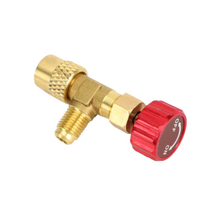 Refrigeration Charging Valve Adapter 1/4" SAE Male to 5/16" SAE Famale