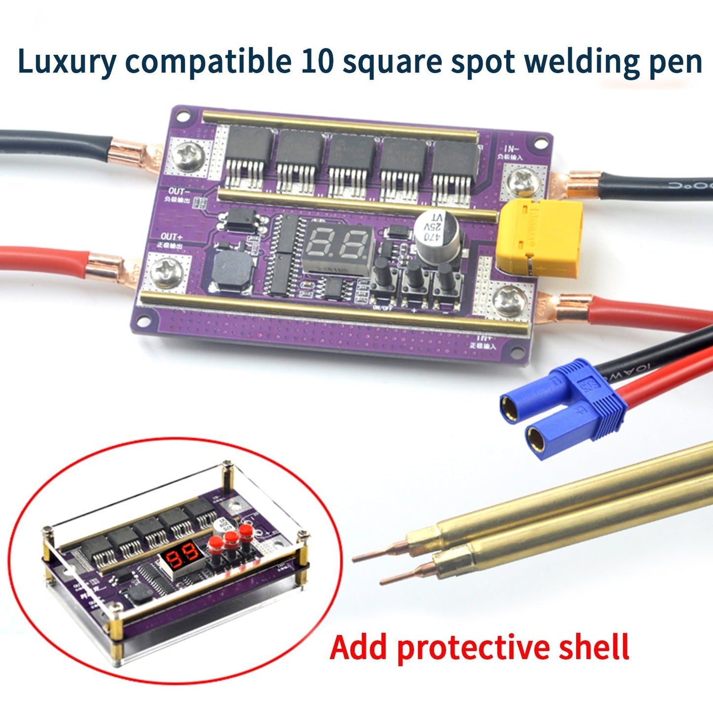 Spot Welder Kit 99 Gears Of Adjustable Mini Spots Welding Machine Control Board Generic