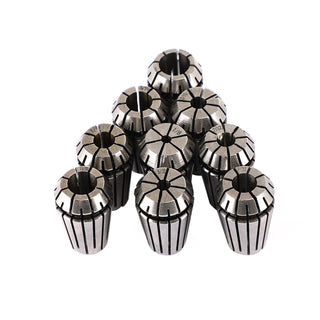 9Pcs ER16 Spring Collet Set For CNC Milling Lathe Tool Engraving Machine Steel